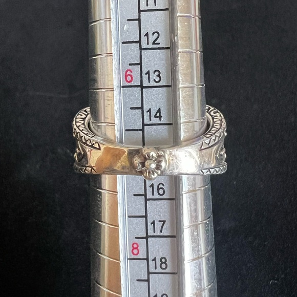 Regal Barbara Bixby Cushion Cut Garnet 925/18k Gold Ring - Picture 15 of 15